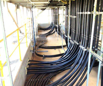 lt cables laying work